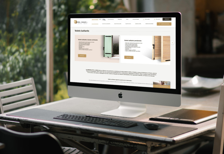 Volets sur mesure